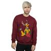 Disney Mens Pluto Christmas Reindeer Sweatshirt