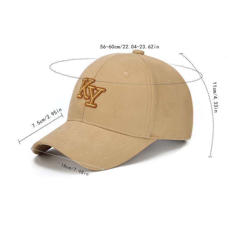 Four Seasons Baseball Cap Men Women Letter Sun Hat Cap Embroidered Cap