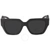 Versace Dark Grey Square Ladies Sunglasses Ve4409 Gb1 87 53