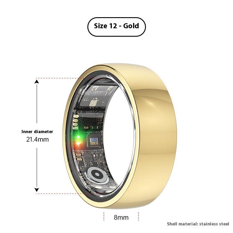Anillo Inteligente Monitoreo de Frecuencia Cardíaca Oxígeno en Sangre Salud del Sueño Salud Anillo Inteligente Multifuncional