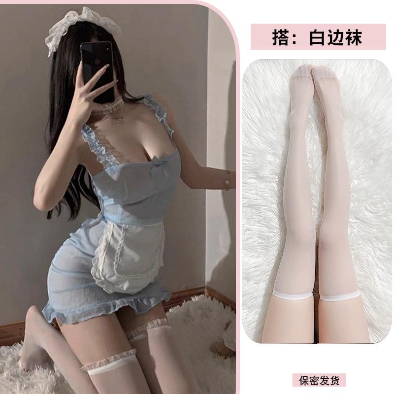 Suspender lingerie little maid pure lust lace suit sexy advanced girl nightdress cosplay woman