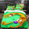 New Cartoon C-Cat D-Dog Bedding Set for Kids Boys Anime 3D Printing Duvet Cover with Pillowcase Home Textile Bedclothes Set