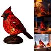 Resin Red Bird Night Light Ornament