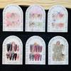 50Pcs Press On Nail Bottom Cardboard Cards Nail Art Display Board Manicure Package Card Photo Props Card False Nail Tips