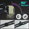 Powerful LED Induction Headlamp 4 Lighting Modes Type-C Charge Head Flashlight Outdoor Waterproof Camping Fishing Headlight