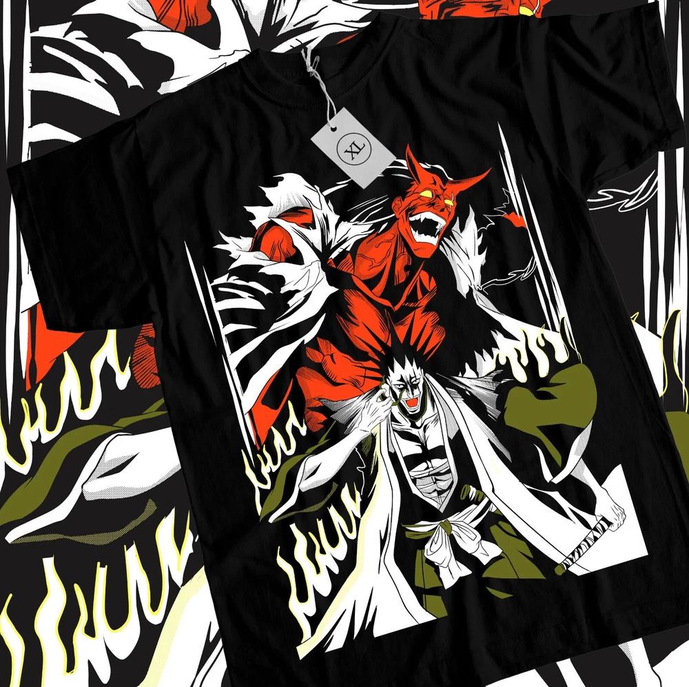 Zaraki Kenpachi Tshirt Bleach Girl Kawaii Anime Unisex10 S