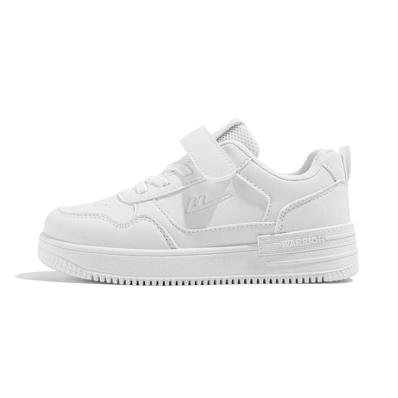 Warrior Stylish Leather Casual Versatile Sports Shoes Height Increasing Wear Resistant Waterproof Low Top Skate Shoes Kids Kids sneaker WZ(CL)-2435