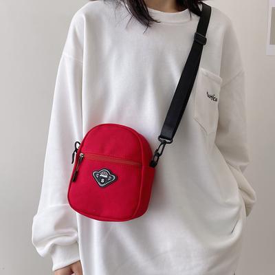 Canvas Small Bag Women's Versatile, Light and Cute Large-capacity Small Cloth Bag 2025 Spring New Casual Shoulder Messenger Bag