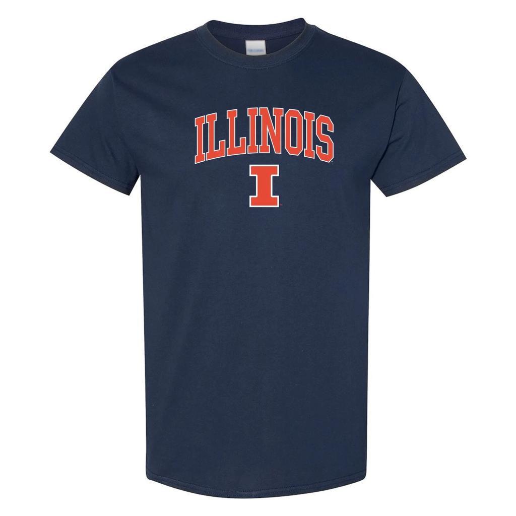 Illinois Fighting Illini Basic Block Baumwoll-T-Shirt
