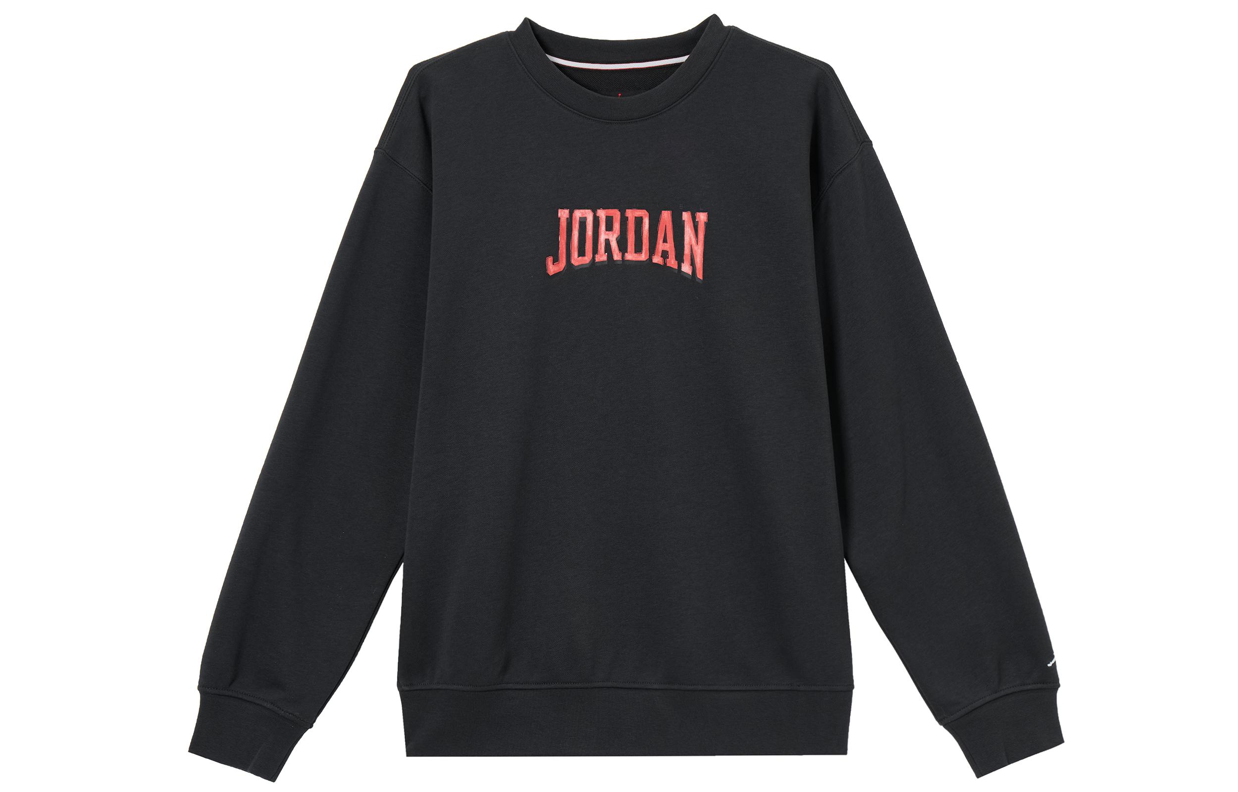 Jordan Sweatshirts Men s Black Crew Neck Moderate M