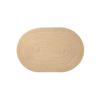 2pcs Washable Boho Oval Braided Placemat Hand-woven Heat Insulation Pad  Dining Table