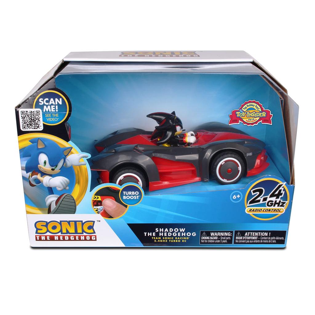 NKOK Team Sonic Racing 2.4GHz RC Toy Car with Turbo Boost - Shadow The Hedgehog 602 Red