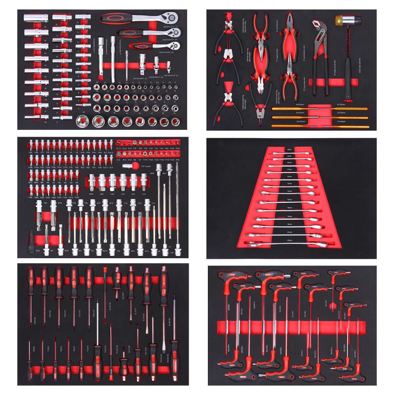 252-Piece EVA Tool Tray for Mechanic Tool Cabinets - Auto Repair & Workshop Maintenance Set