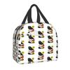 Orla Kiely Multi Stem Thermal Insulated Lunch Bag Scandinavian Flower Portable Lunch Tote for Outdoor Picnic Storage Food Box