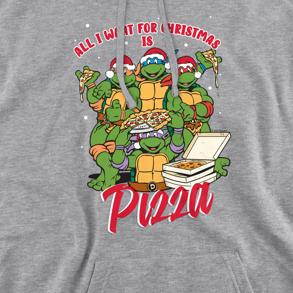 Teenage Mutant Ninja Turtles Mens Pizza Christmas Hoodie