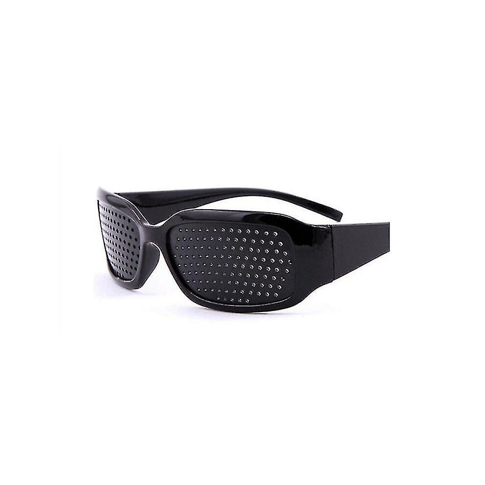 Pinhole Glasses for Improving Vision Black Unisex Eyesight Strengthening Pinhole Glasses