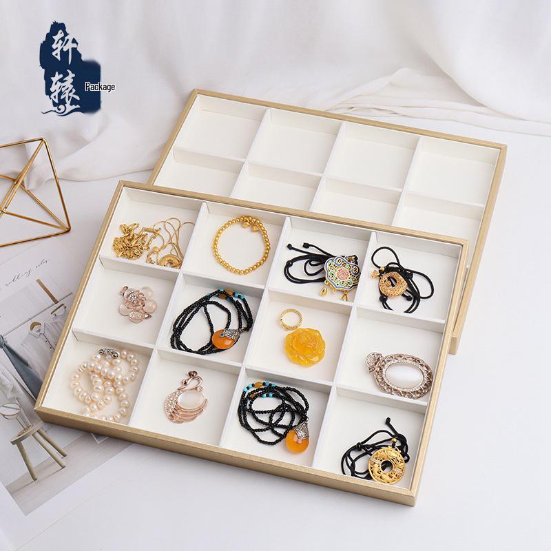 Jewelry Organizer: Small 12-Grid Tray for Earrings, Rings, Studs, Necklaces