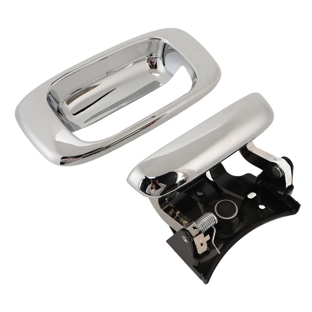 Tailgate Handle Trim Bezel Cover 15228541 Chrome Tailgate Handle Frame for 1500 2500 3500 HD Classic Models