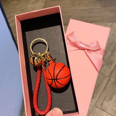 Yousheng Anahtarlık Kolye Bilek Kayışı ve Mini Basketbol Cilalı Paslanmaz Anahtarlık Okul Çantası Sırt Çantası Dekorasyon Kolye Unisex Anahtarlık