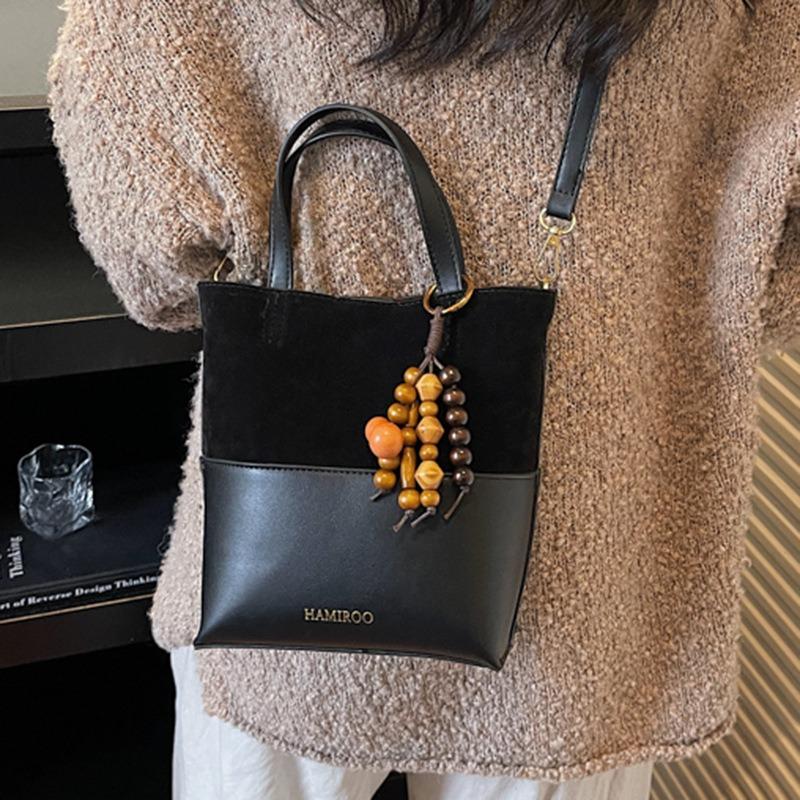 Fashion Niche High-value Handbag Women's Autumn New Large-capacity Retro Simple Shoulder Small Square Bag