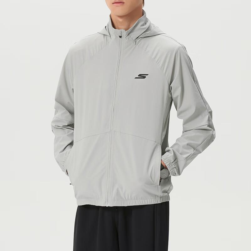 Skechers Windproof Sports Outdoor Woven Hooded Jacket Unisex Jackets P224U048-05CQ