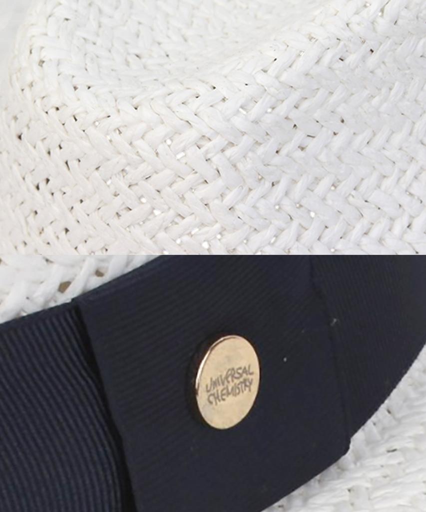 Yunibeosyeolkemiseuteuli Swing Nv Line White Fedora Summer Fedora