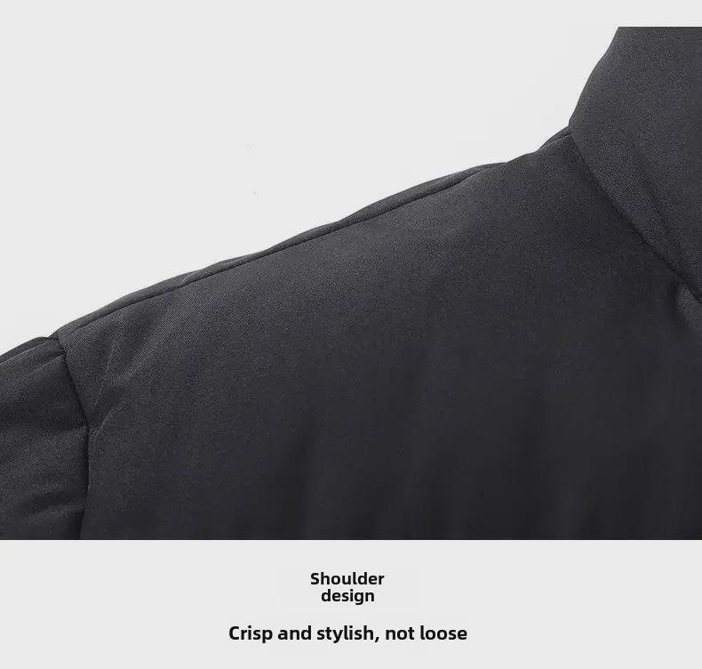 Męska kurtka zimowa 2022 w stylu casualowym, koreańskim, slim fit