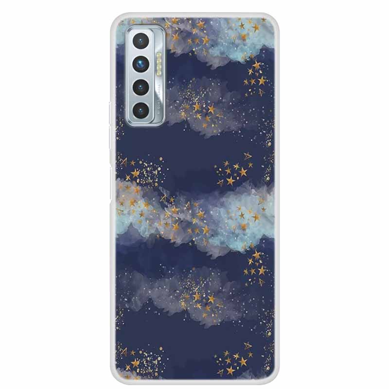 For Tecno Camon 17P Case Luxury Silicone TPU Soft Cover Phone Case For Tecno Camon 17 CG7 CG6 Coque Shockproof Marble Funda Capa