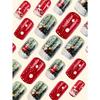 Christmas Red Nails Press on Short Nails Y2k Nails Square Geometry Stripe Ghristmas Tree Snowflakes Santa Claus Flame House Cartoon Cute Pattern