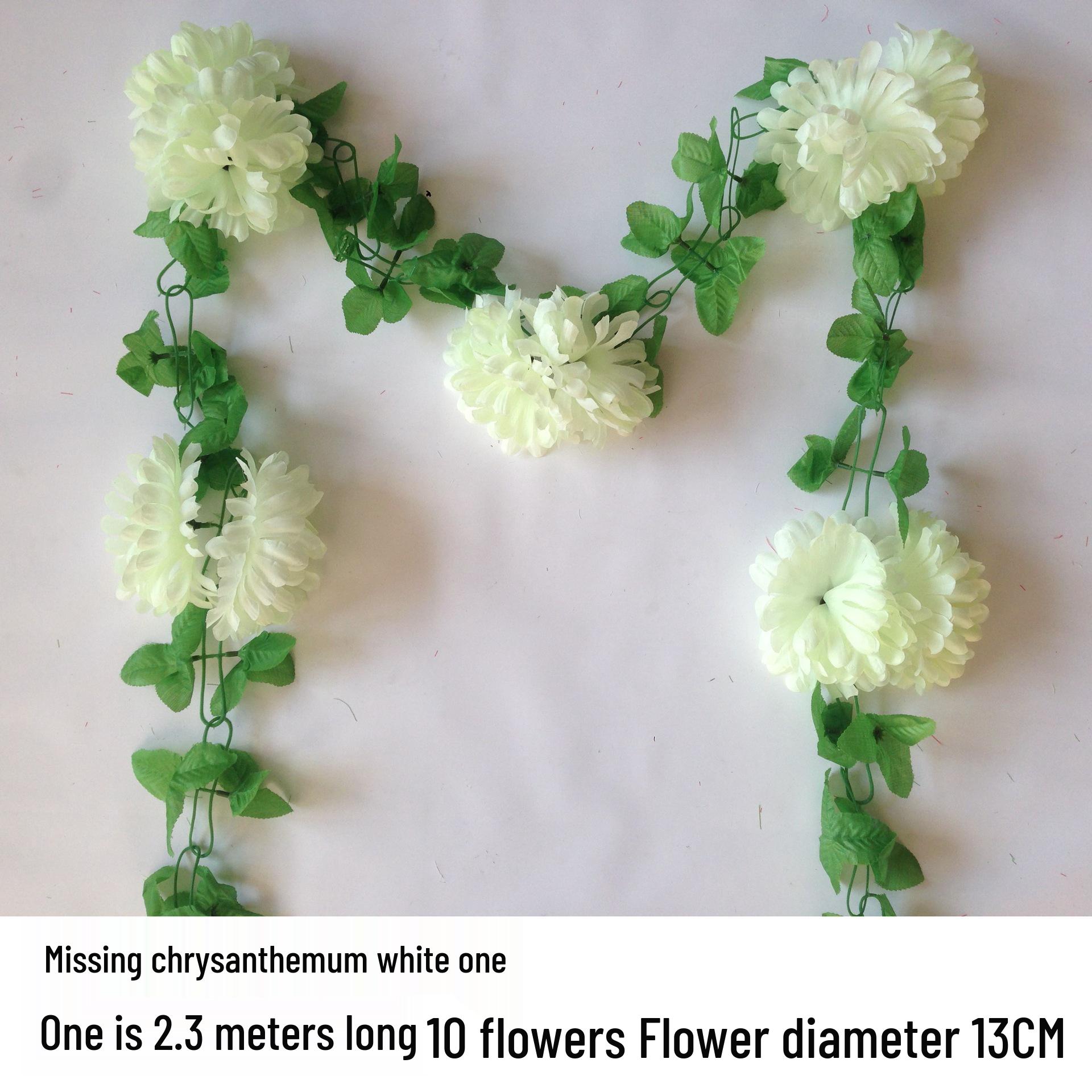 

Искусственный венок из хризантем для украшения надгробия на кладбище - Шелковая цветочная гирлянда для поминовения в праздник Цинмин