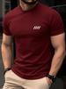 Summer Unisexs 100 Pure Cotton Casual Fashionable Loose Retro Compass Mountain Pattern Printed Round Neck Short Sleeved Tshirt