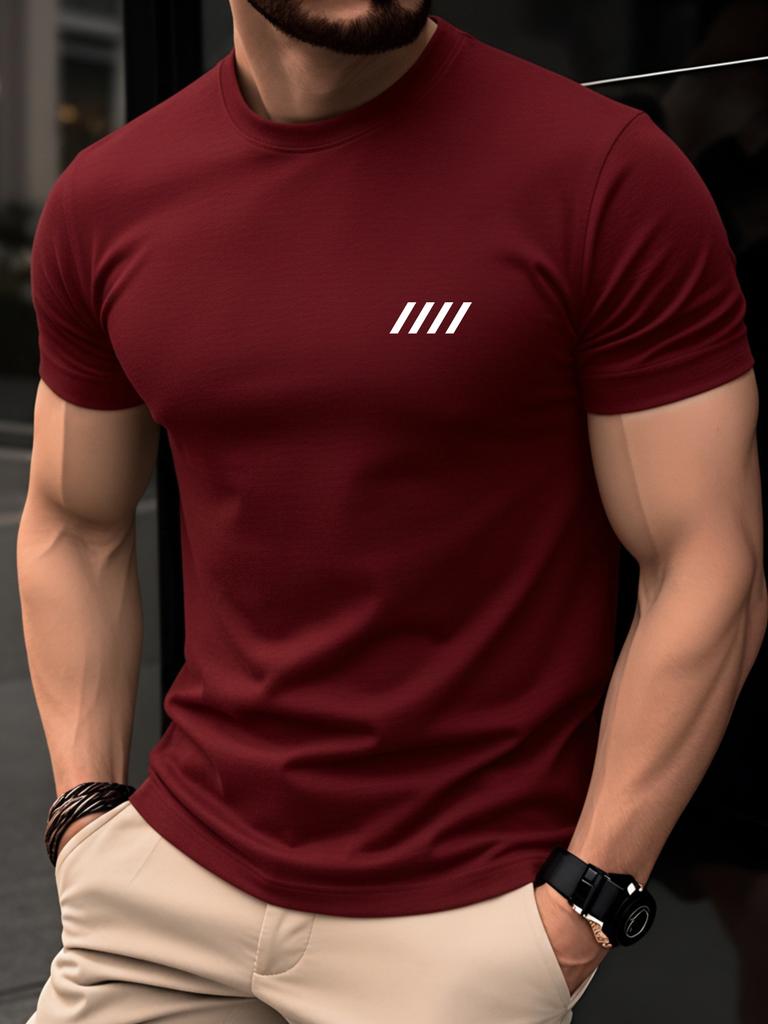 Summer Unisexs 100 Pure Cotton Casual Fashionable Loose Retro Compass Mountain Pattern Printed Round Neck Short Sleeved Tshirt