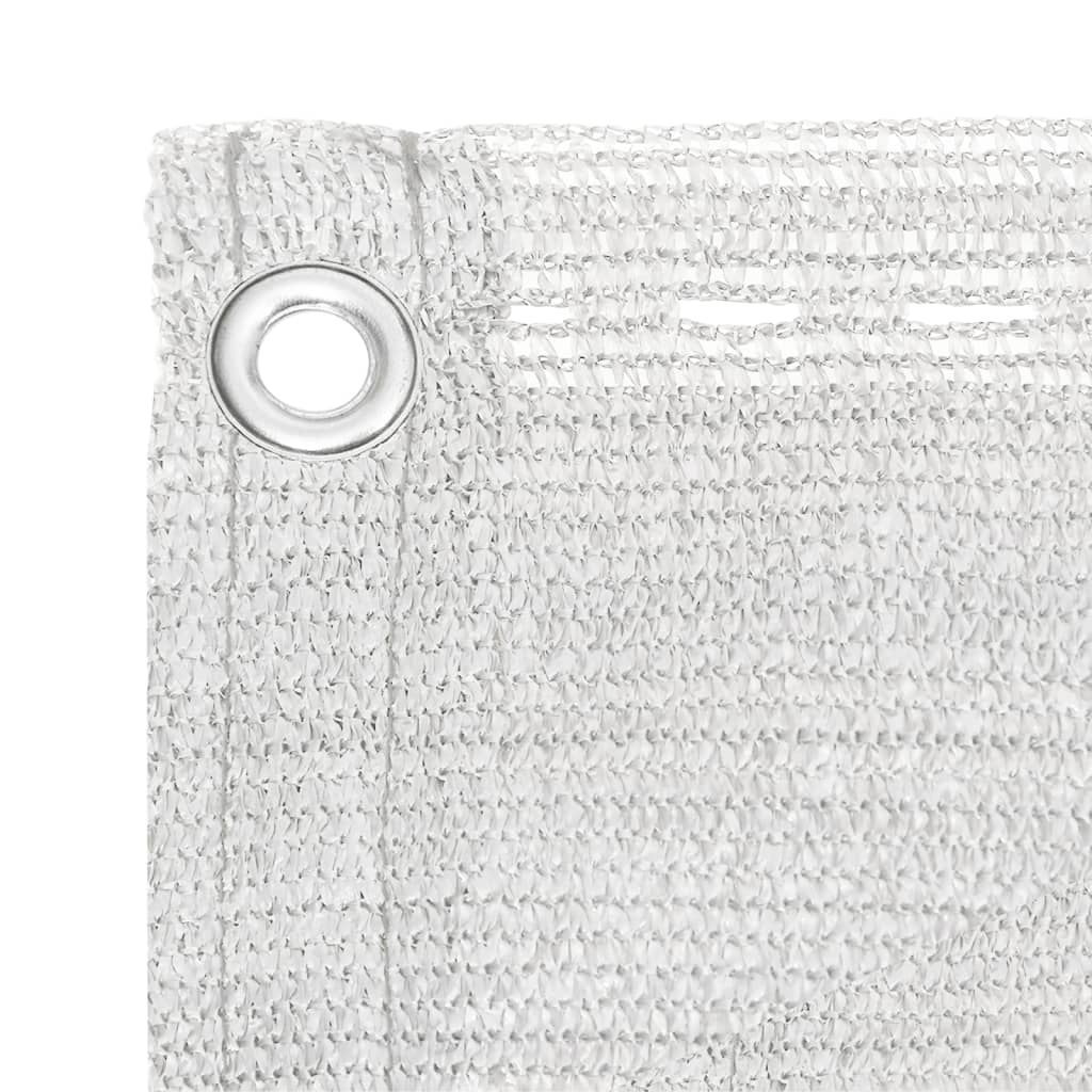 VidaXL Écran de balcon Blanc 75x300 cm PEHD