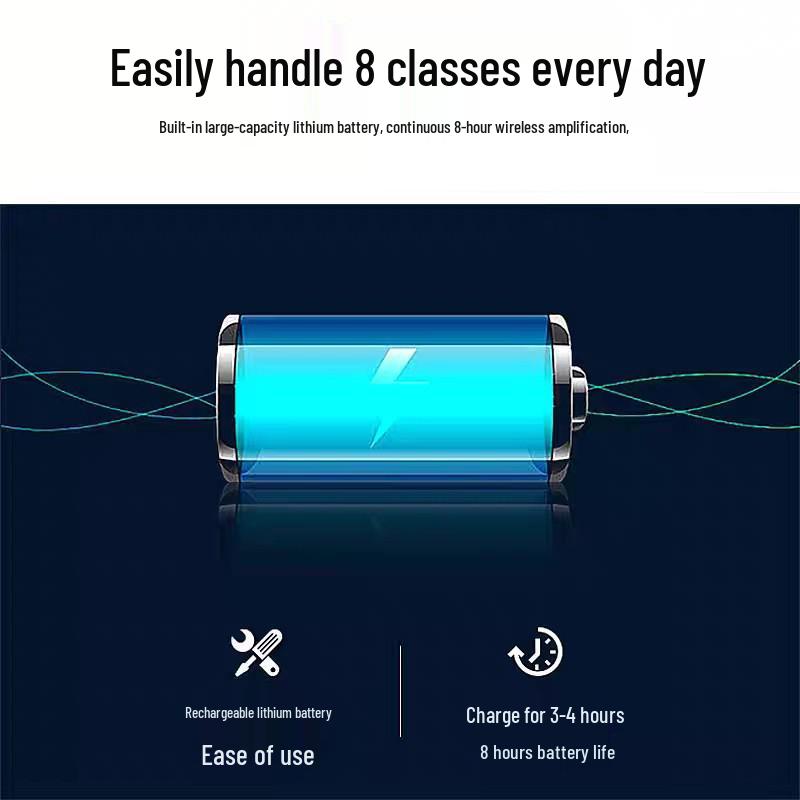 Suoxue 2.4G Wireless Handheld Microphone with Mini Amplifier for Teachers and Classrooms