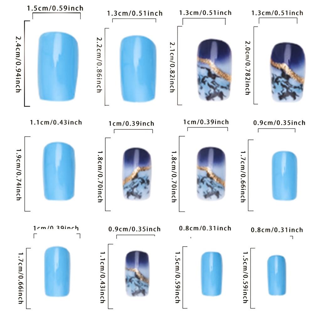 French Tip Press On Nails Almond Short Stick Fake Nails For Women Different Sizes Soft Gel False Nail Tips Kit