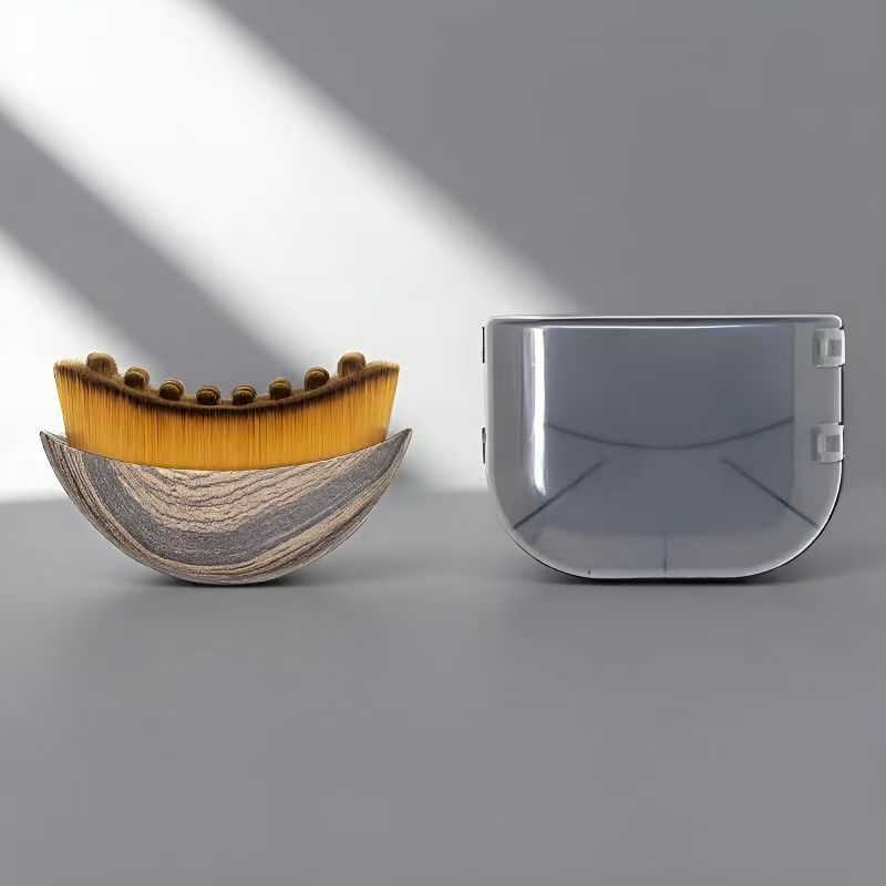 New facial massage brush, lymphatic brush, contour brush with storage box, beauty salon-specific massage brush