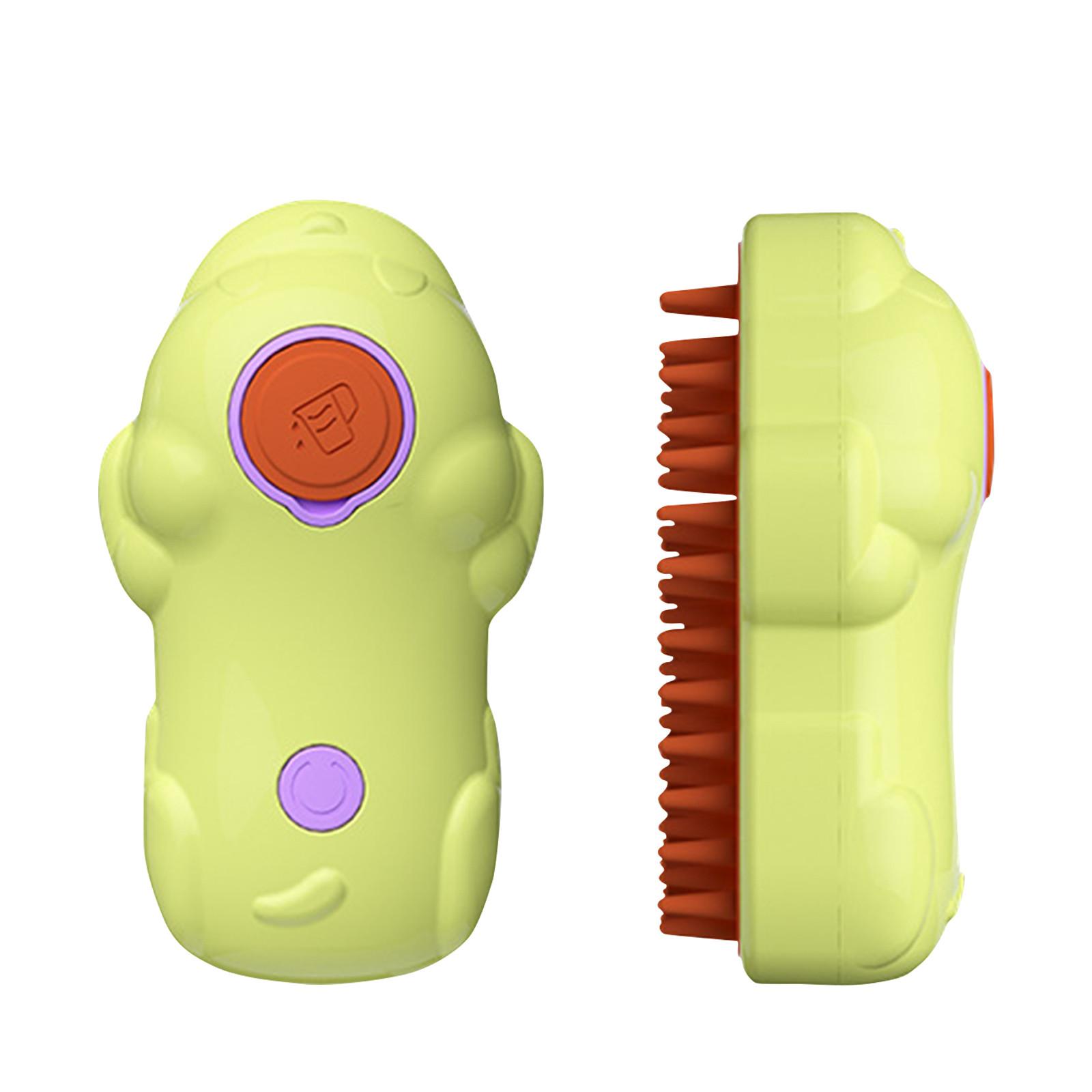 Steam Brush, And Dog Pet Spray Massage And Grooming Three-in-one Pet Supplies One Size зелёный