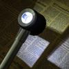 ZISIZ Metal LED Magnifying Glass with Scale