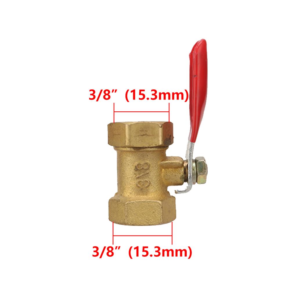 1/8" 1/4" 3/8" 1/2" BSP Female/Male Thread Brass Ball Valve Garden Irrigation Waterstop Controller Air Pump Water Pipe Fittings