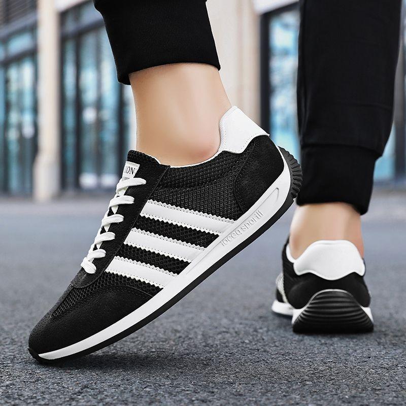 Summer men's shoes new driving shoes soft sole lightweight fashion shoes mesh breathable men's shoes sports and leisure shoes