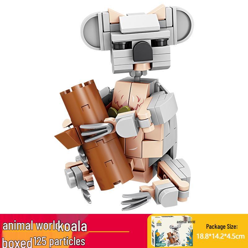 KaiZhi Children s Educational Animal Building Blocks - Giraffe & Squirrel Puzzle Toys