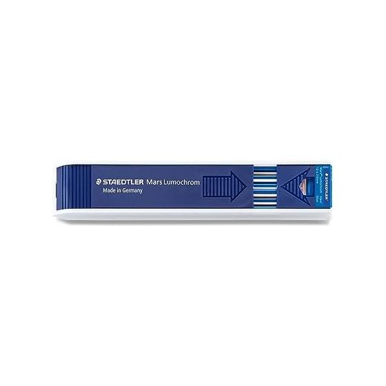 Staedtler Mars 200 E4-H 2.0mm Colored Lead Refills, 2H Hardness, 12 Pieces - Plastic, Smudge-Proof, Fade-Resistant, for Lead Holders and 2mm