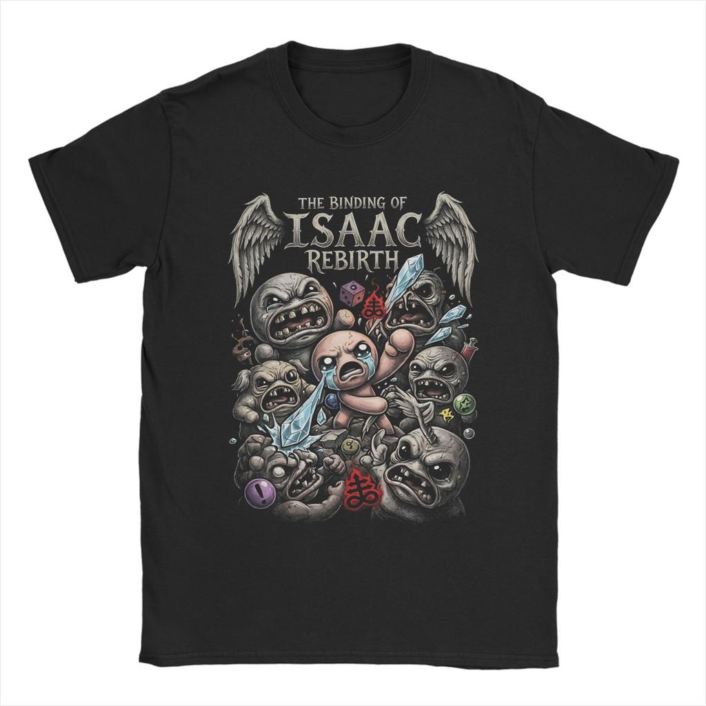 The Binding of Isaac Pixel Cotton T Shirt For Unisex Summer Vintage T Shirts Crewneck Hippie Tees Big Size Hot Sale Clothing