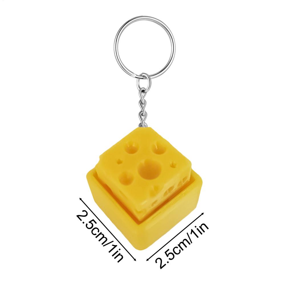 

Keyboard Fidget Cheese Shape Button Fidget Toy Sensory Fidget Toy for Classroom School Home Car Travel Commute Work жёлтый