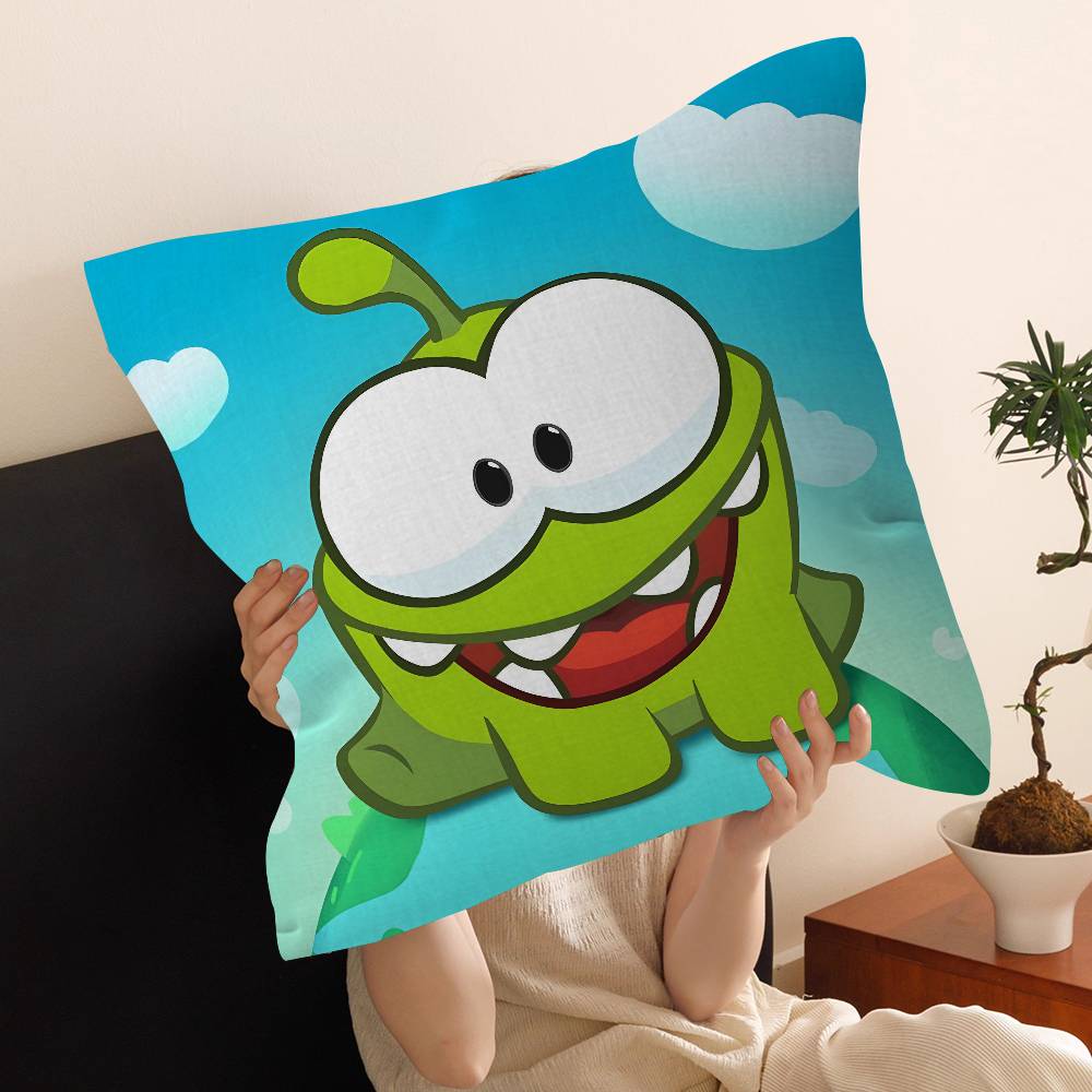 Cartoon oOm cute nNomm Pillow Gifts Home Office Furnishings Bedroom Sofa Car Cushion Cover case xcm