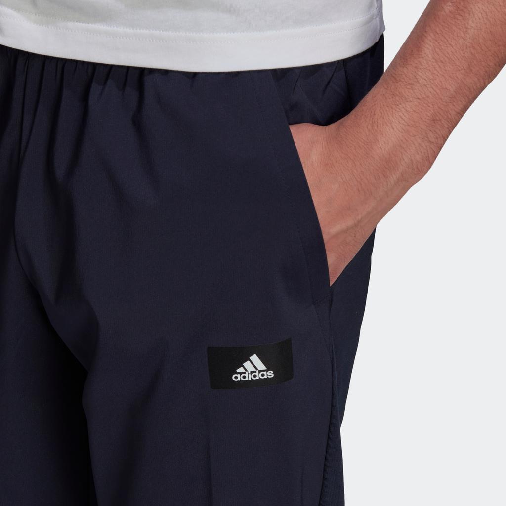 Adidas Training Series Solid Color Logo Print Joggers Men Bottoms Black HB6569
