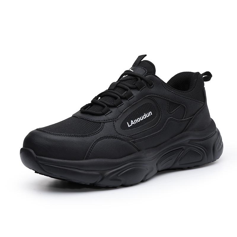 Blue Gull Men's Four Seasons Safety Shoes: Anti-Smash, Anti-Puncture, Low-Top, Wear-Resistant, Comfortable for Long-Standing Work.