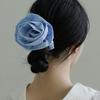 Oar Stripe Volume Rose Scrunchie [Blue]