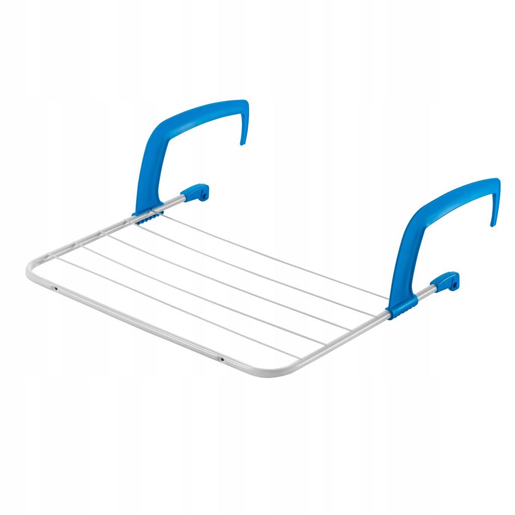 KADAX Sušák na prádlo 3v1 Stojací Prádlo Oblečení Skládací Balkonový + Kolečka