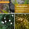 Solar Garden Firefly Lamp Swaying Lights Starburst Landscape Path Waterproof Outdoor Solar Powered Lawn Pathway Yard Patio